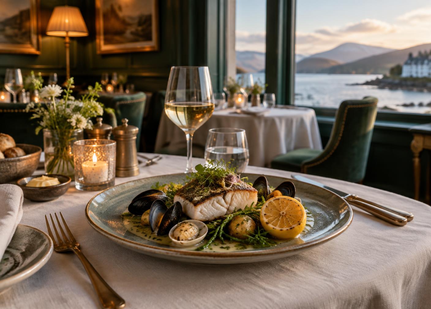 A refined coastal dining experience